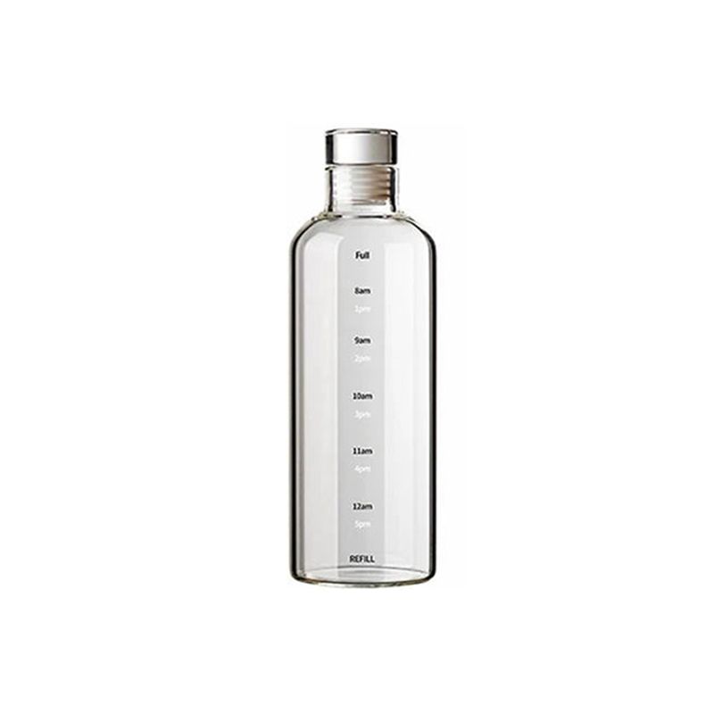 زجاجة مياه رياضية من زجاج البو - مراجعة Outdoor Sport Glass Water Bottle وسعره