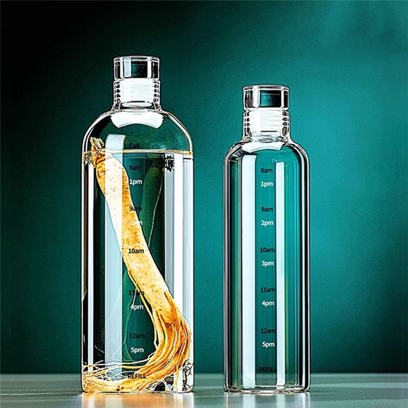 زجاجة مياه رياضية من زجاج البو - مراجعة Outdoor Sport Glass Water Bottle وسعره